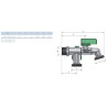 ARCO Zawór kulowy czerpalny antykamienny GZ 1/2" x GZ 3/4" + GZ 3/4" z końcówką na wąż 00472